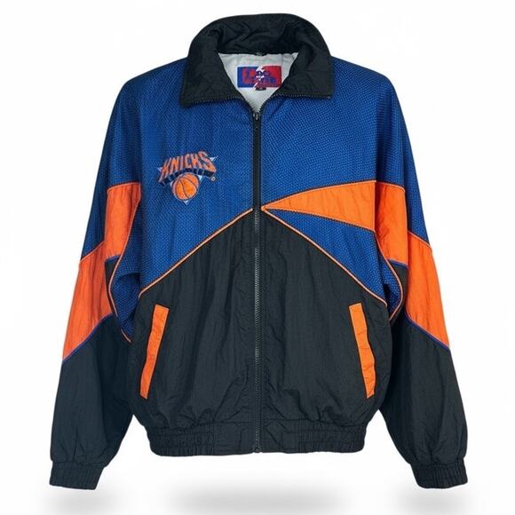 Pro Player Other - Vintage New York Knicks Pro Player Nylon Jacket Full Zip Size Small Lightweight